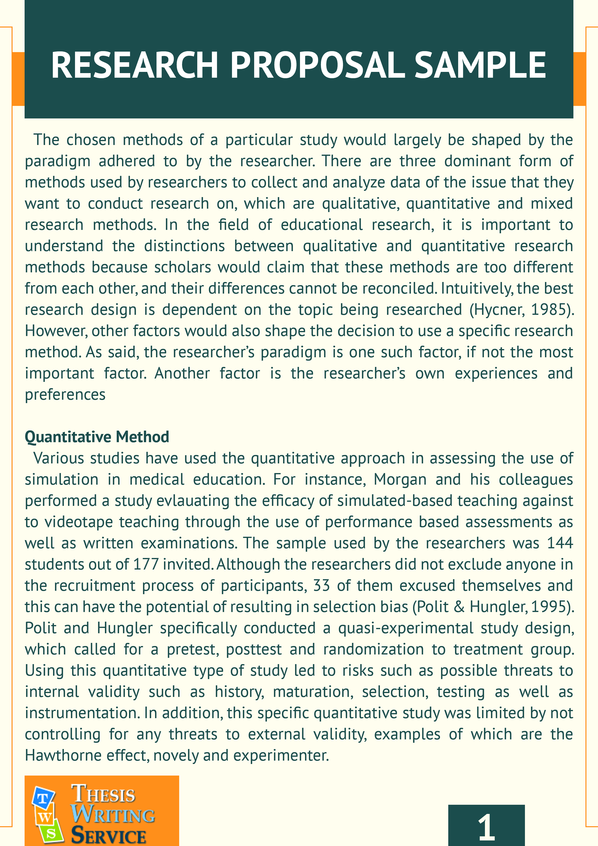 Sample of nursing research proposal paper