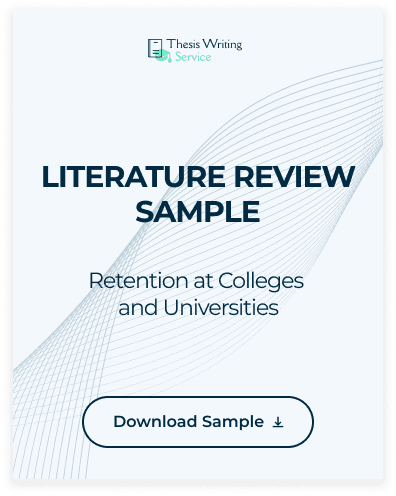 thesis literature review example thesis literature review example