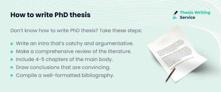 how to write phd thesis how to write phd thesis